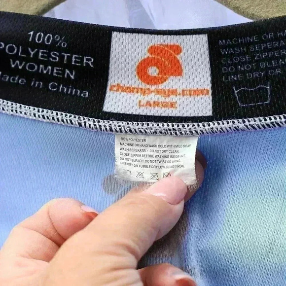 Champ-Sys Monson Cycle Size Large long sleeve mock neck full zip cycling shirt - Picture 10 of 11